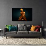 Modern,Design,Interior.,Scandinavian,Furniture.,3d,Illustration,,Black,Sofa