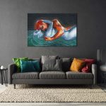 Modern,Design,Interior.,Scandinavian,Furniture.,3d,Illustration,,Black,Sofa
